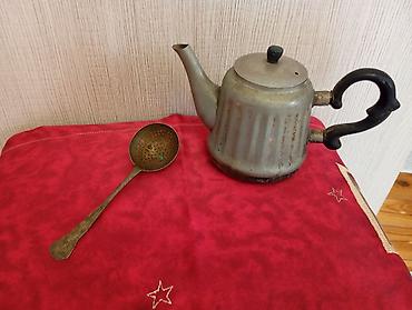 padnos desti: Çay dəsti, rəng - Gümüşü, Metal — 2