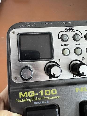 instrumentlər: Salam, gitara prosessoru nux mg100 satilir, ideal veziyyetde, adapter — 2