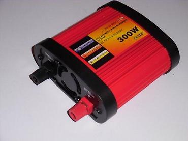Pretvarači napona: Pretvarač napona (inverter) 12V DC na 220V AC – 300W - Ulaz: 12V DC — 7