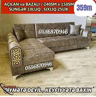Divanlar: Künc divan, Yeni, Açılan, Bazalı, Parça, Pulsuz çatdırılma — 9