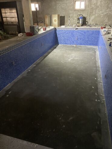 Hovuzlar: Hovuz tikintisi, 0 dan hovuzlarin tikilmesi, sade skimer ve dasma — 8