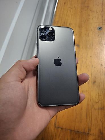 IPhone 11 Pro, Б/у, 256 ГБ, Space Gray, Чехол, 80 %