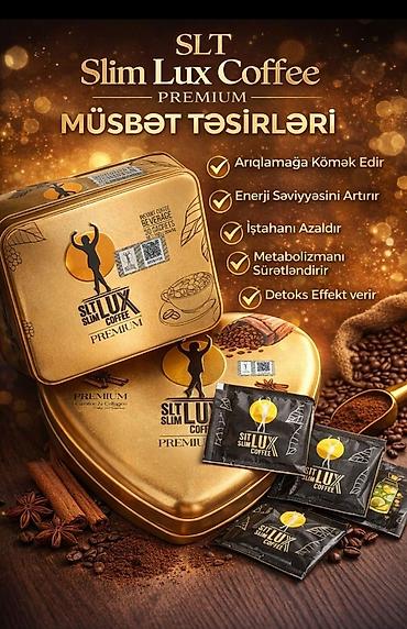 hyaluron tursusu aptek: SLIM LUX Coffee Premium – darçınlı instant qəhvə içkisi - Ürək — 1