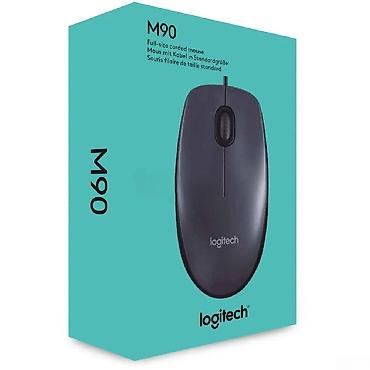 Logitech M90 Wired Mouse Grey 🟢 Rəsmi iş yeri olan və olmayanlara
