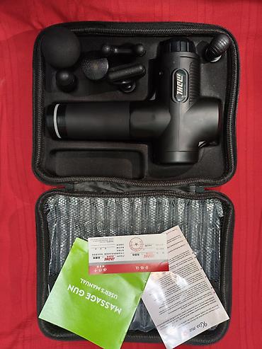 массажер massage gun: Массажный пистолет MAHL с LED-дисплеем в кейсе - Тип: перкуссионный — 10