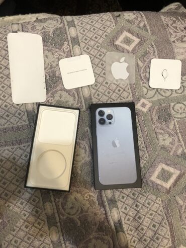 iphone 12 mavi: IPhone 13 Pro, 256 GB, Sierra Blue, Face ID