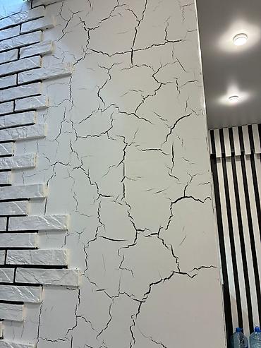 Dekorativ boyalar: Dekorativ divar örtüyü – “çatlaq effektli” (krakele) gips/şpaklyovka — 3