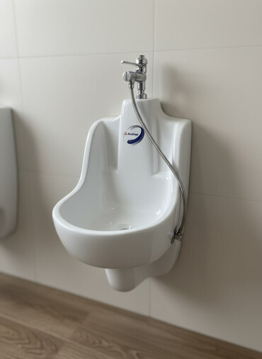 унитаз б у ош: Белый керамический писсуар классического дизайна, предназначенный для at lalafo.kg унитаз б у ош: Белый керамический писсуар классического дизайна, предназначенный для
