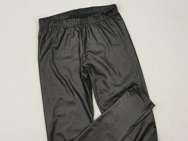 legginsy prążkowane push up: Legginsy Ze skóry ekologicznej damskie, rozmiar S