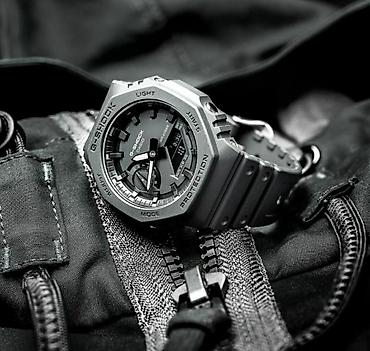 Классические часы: G-shock ga-2100 ___ функции : секундомер, будильник, мировое время — 4