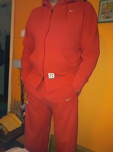muška trenerka sergio tacchini: Men's Sweatsuit Nike, color - Red