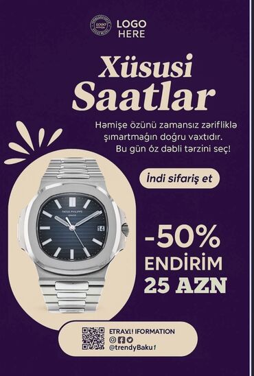 Qol saatları: Yeni, Qol saatı, Patek Phillipe, rəng - Gümüşü