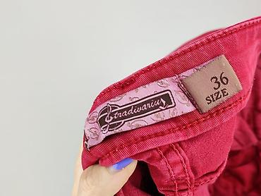 czerwone rurki: Stradivarius, Spodnie materiałowe damskie, rozmiar S — 4