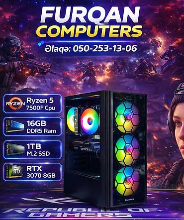 k40 gaming: RTX 3070 8GB + Ryzen 5 7500F Cpu ile Budce ve performans olan novbeti — 1