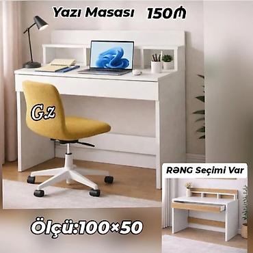 ucuz yazı masası: *Yazı masası ✨️ 150Azn* ✔️İstehsal Rusiya Laminat 18/lik qalinliqda — 1