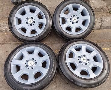 r16 mersedes: Mercedes-Benz üçün 4 ədəd yüngül lehimli disk və şin komplekti - — 2