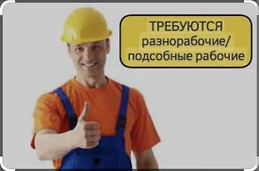 Вакансия: разнорабочие / подсобные Требуется разнорабочие на