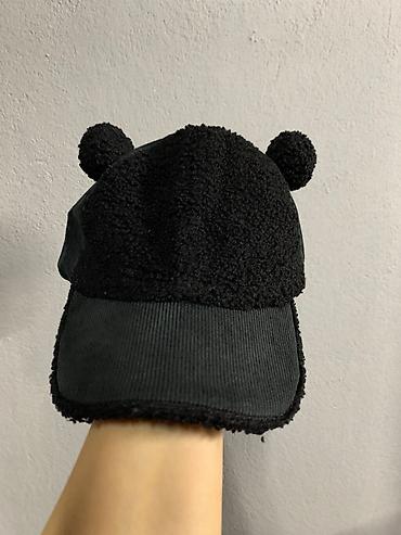 Kişi geyimləri: Kepka, İşlənmiş, rəng - Qara, One size — 1