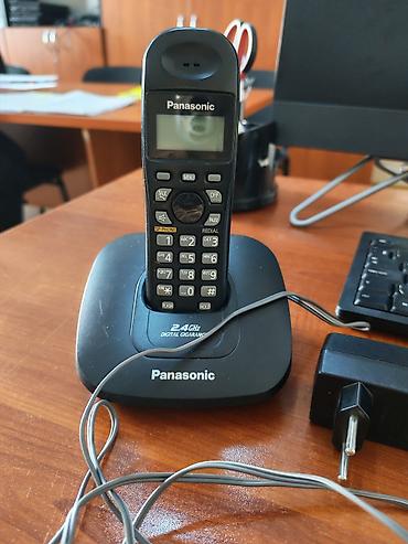 isdemis telefonlar: Stasionar telefon Panasonic, Simsiz, İşlənmiş, Ünvandan götürmə — 1