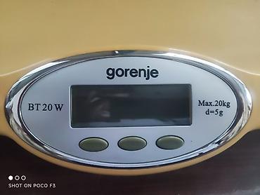 gorenje: Gorenje BT 20W uşaq/yenidoğan üçün elektron tərəzi - Maksimal yük: 20 — 2