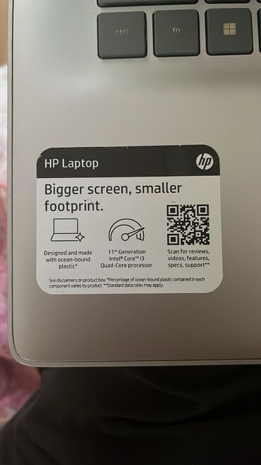 ucuz notebooklar: HP Laptop – 17-cn0003dxgeniş ekran, kompak tərtibat Heçbir prablemi