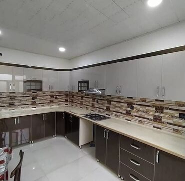 Sifarişlə mətbəx mebeli: Sifarişlə mətbəx dəsti, Özü çəkən petlələr, Mat laminat, Kredit var, Pulsuz çatdırılma, Rayonlara çatdırılma — 6