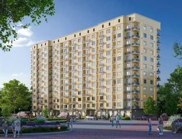 горький алматинка: 2 комнаты, 68 м², Элитка, 7 этаж, ПСО (под самоотделку)