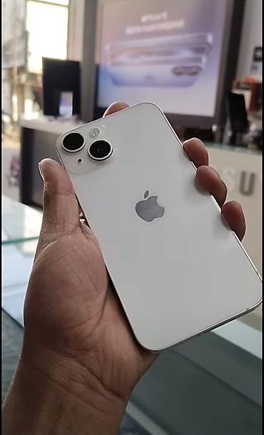 IPhone 14, Б/у, 512 ГБ, Белый, Зарядное устройство, Защитное стекло, Чехол, 100 %