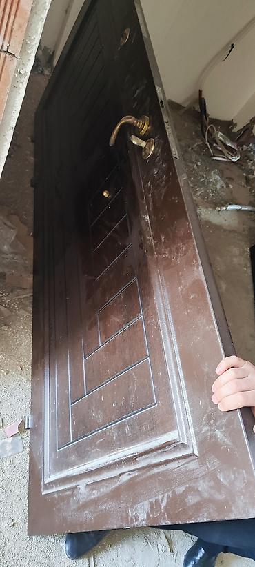 Ремонт и строительство: Metall giriş qapısı - Material: möhkəm polad konstruksiya, taxta — 5