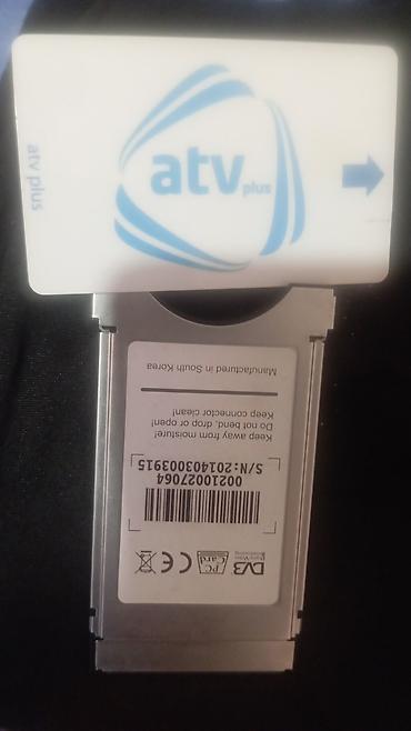atv plus kart: ATV Plus CI/CI+ modul və smart kart - Televizorun CI/CI+ yuvasına — 4