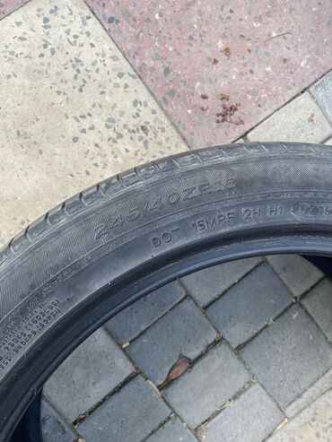 диски мерседес r15: İşlənmiş Şin Hankook 245 / 40 / R 18