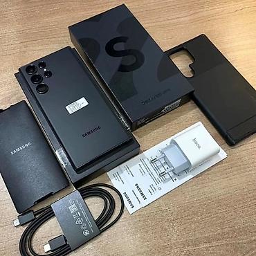 Mobil telefonlar: Samsung Galaxy S22 Ultra, 256 GB, rəng - Qara, İki sim kartlı — 1
