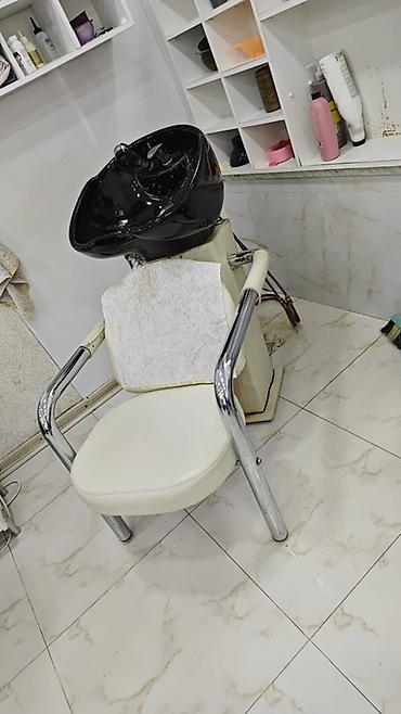 Salon üçün saç yuma stansiyası - Qara rəngli, dərin keramik/yüksək