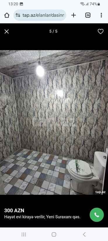 Uzunmüddətli kirayə evlər: Kirayə ev verilir Yeni Suraxanida yerləşir İki otaqlı həyət evi -da lalafo.az — 3 Uzunmüddətli kirayə evlər: Kirayə ev verilir Yeni Suraxanida yerləşir İki otaqlı həyət evi — 3