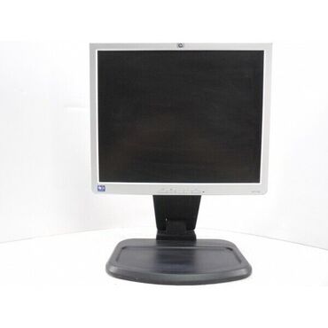 Monitorlar: Monitor HP 1740 17 inch. Matt ekran, fırlatmaq, çevirmək, əymək və