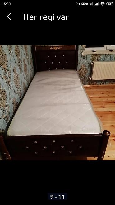 Sifarişlə çarpayılar: Birnəfərlik, Bazasız, Pulsuz matras, Siyirməsiz, Azərbaycan, Metal — 7