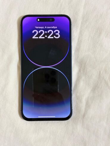 китайский айфон 14 про мах: IPhone 14 Pro Max, Колдонулган, 1 ТБ, Deep Purple, Куту, 83 %