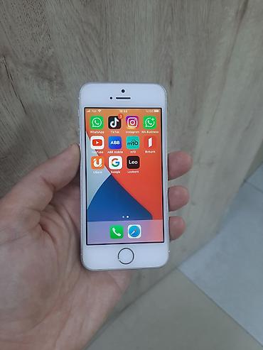 iphone 8 plus irsad electronics: IPhone SE, 16 GB, Ağ, Barmaq izi — 3