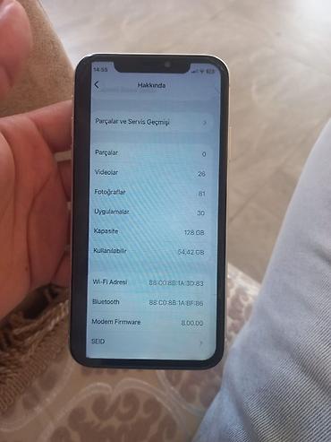 iphone 1w: IPhone 11, Ağ, Face ID — 8