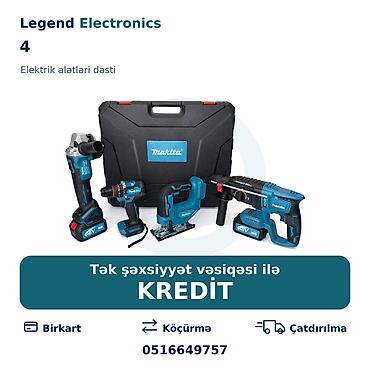 bosch perforator satilir: Elan başlığı: Elektrik alətlər dəsti 4, 48V Elektrik alətləri dəsti — 1