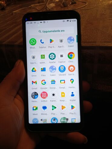 ayfon telefonları: Xiaomi Mi A2, 64 GB, rəng - Qara, 
 Barmaq izi