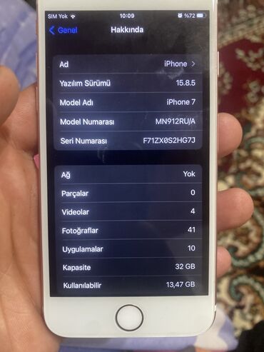 inci su: IPhone 7, 32 ГБ, Rose Gold, Отпечаток пальца