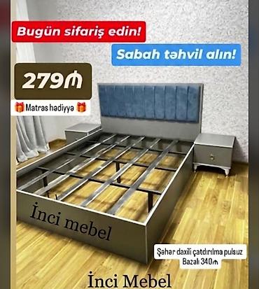 embawood dolab: İkinəfərlik çarpayı, Azərbaycan, Yeni — 1