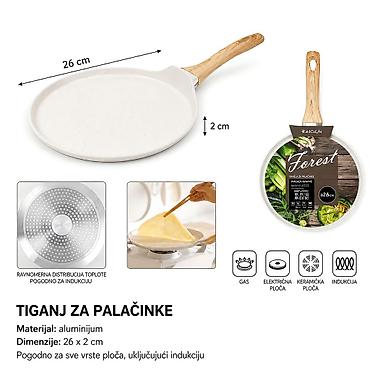 KMT Ovalni pleh za pečenje bela 5412157 Opis: Aluminijumski tiganj sa