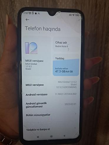 Redmi 8, 64 ГБ, цвет - Голубой, Отпечаток пальца at lalafo.az — 7 Redmi 8, 64 ГБ, цвет - Голубой, Отпечаток пальца — 7
