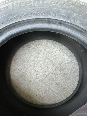 зимние тимберленды: Шиналар 245 / 45 / R 18, Кыш, Жуп, Жеңил унаалар, Hankook