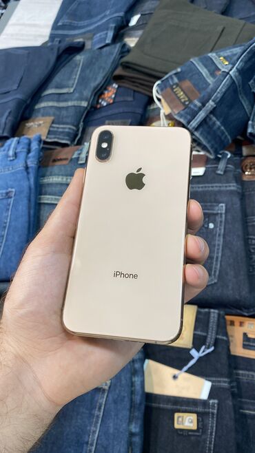 Apple iPhone: IPhone Xs, Qızılı, Face ID