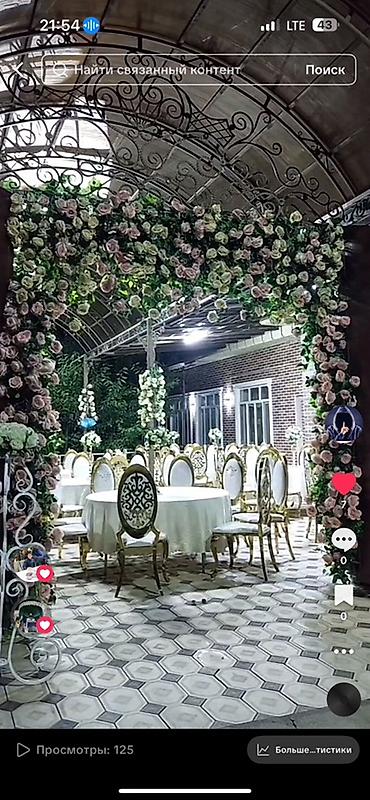 Декоративные цветы: Оформление торжеств цветочными арками и декором - Пышные арки из — 1