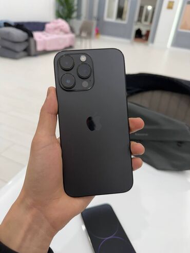 купить видеокарту в бишкеке бу: IPhone 14 Pro Max, 256 ГБ, Черный, Коробка