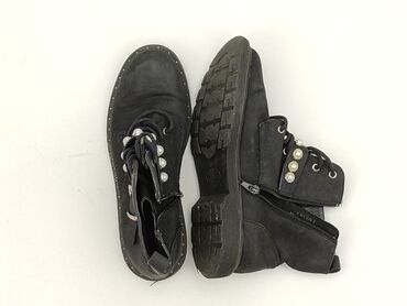 trzewiki damskie do sukienki: High boots for women, 38, Zara, condition - Very good